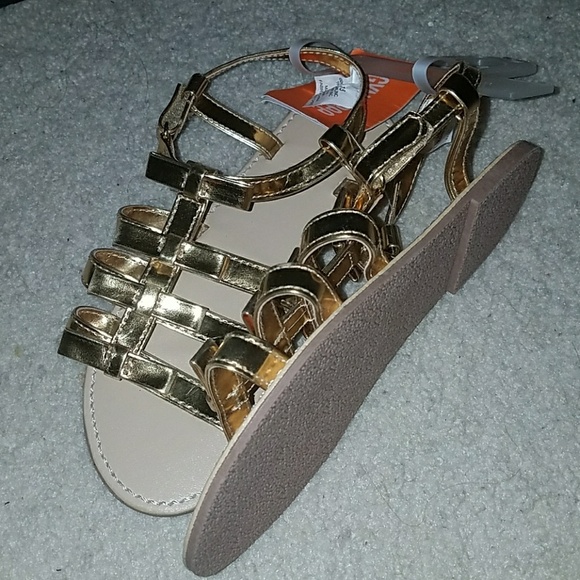 Gymboree gold sandals - Picture 2 of 4